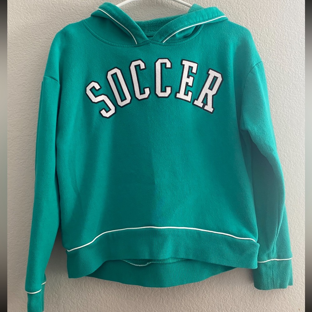 Justice Athletics Girls Sweater Green Size 14/16